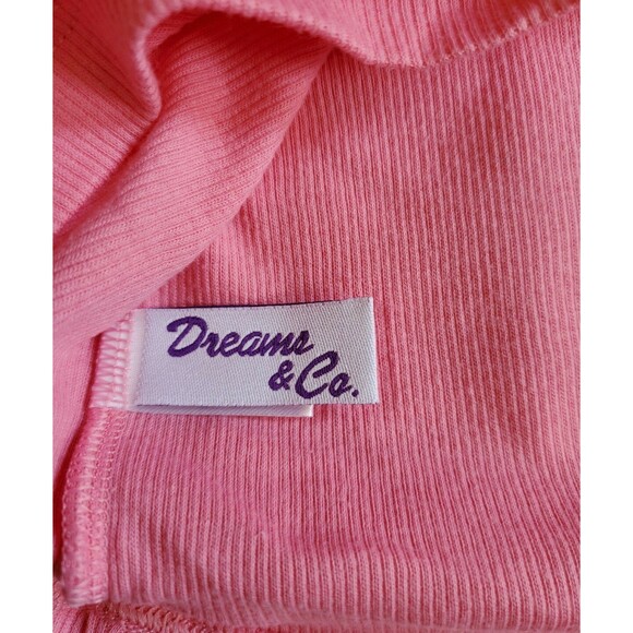 Dreams Co. Tank Top Womens Size 3 X Pink Sleeveless Lace Ribbed on the back New - Picture 4 of 5